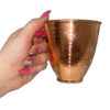 Persian Copper Cup - Handcrafted with Handle for Cold Drinks