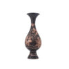 Handcrafted Persian Engraved Copper Vase, Featuring a Beautiful Floral Design for Decorative Purposes