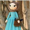 Amigurumi Handmade Crochet Stuffed Muslim Girl with Headscarf – Islamic Design | Soft Plush Toy for Kids