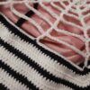 Spider Web Crochet Crop Top - Handwoven White Boho Design