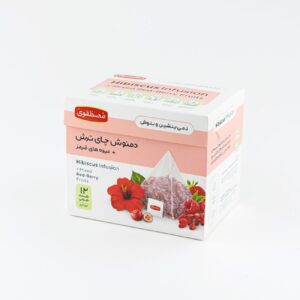 Hibiscus Infusion Sour Tea with Mixed Red Berry Fruits Pack Of 12 (x6)