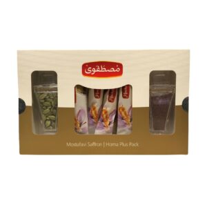 Negin Persian Saffron Gift Set – 3g with Nabat Candy & Mortar – Pure Saffron