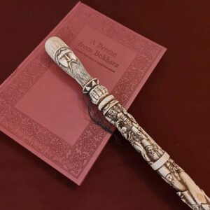 Iranian Ethnic Antique Forty-Faced Dervish Cane