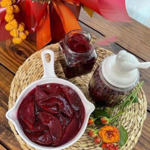 Quince Jam 1000 g | Fragrant Sweet & Tart Flavor, All-Natural Handmade Fruit Jam