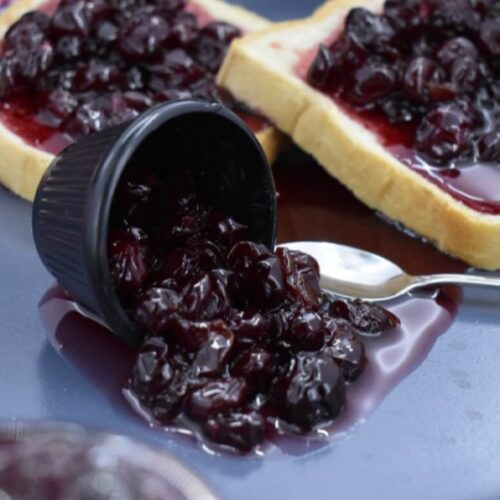 Sour Cherry Jam 900 g | Rich Tart Cherry Flavor, All-Natural Handmade Fruit Jam for Breakfast