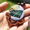 Islamic Car Rear View Mirror Pendant Adorned with Ya Amir Al Mu'minin