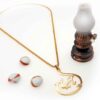 Islamic Steel Necklace for Women with Ya Hussain Calligraphy Pendant