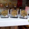 Islamic Table Top Candle Holder with Islamic Design Set of 3