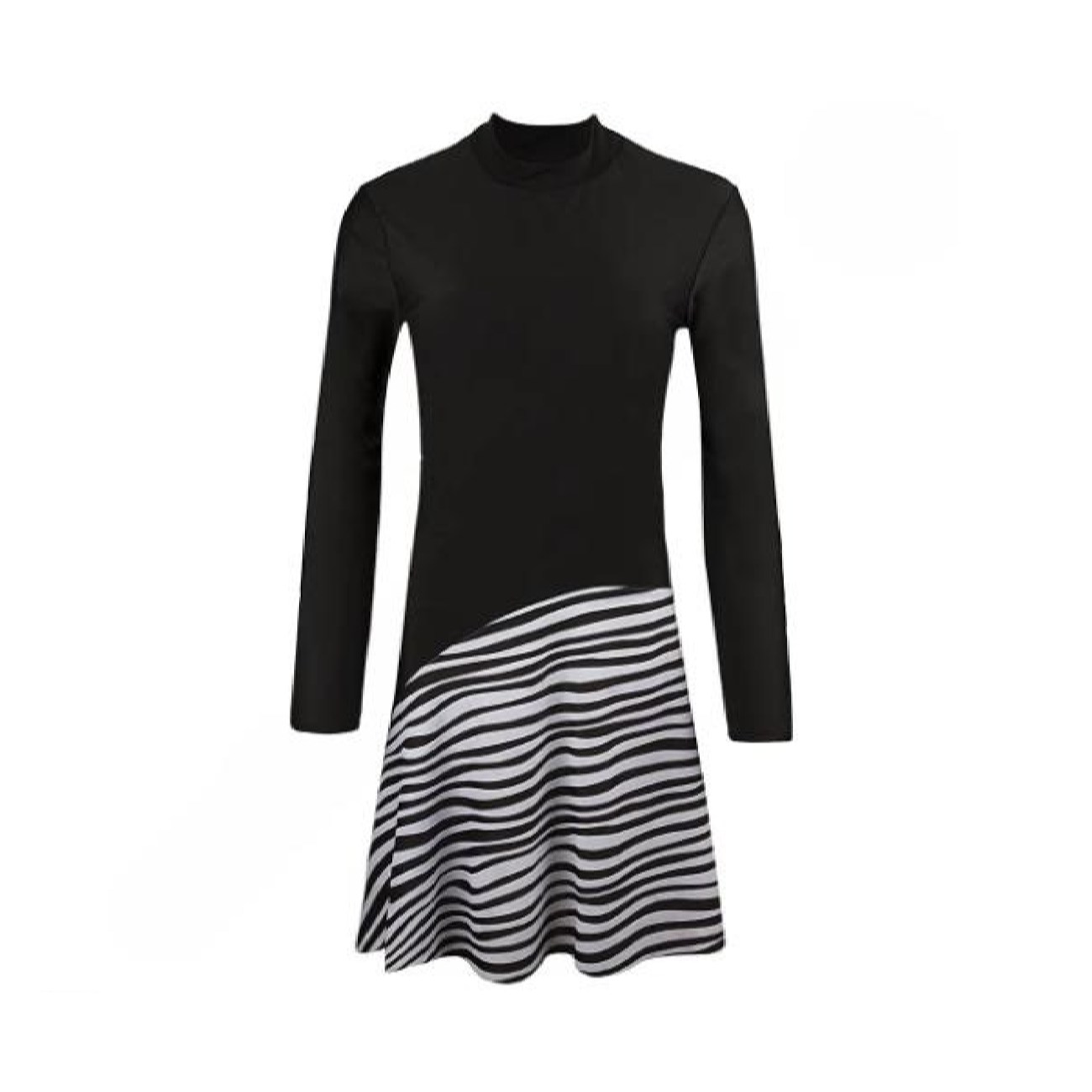 Islamic Women’s Modest Swimwear Set of 3 with Striped Design