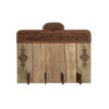 Islamic Wooden Wall Key Holder with Wan Yakad Calligraphy Design
