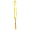 Islamic Yellow Agate Rosary Crafted with 33 Prayer Beads Muslim Misbaha
