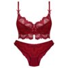 Lingerie Set Lace Bra & Thong Guipure for Women