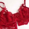 Lingerie Set Lace Bra & Thong Guipure for Women