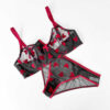 Lingerie Set Lace Bra & Thong Guipure for Women with Teddy Design