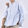 Long Sleeve Peplum Blouse for Women