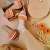 Macrame Boho Chic Flat Slippers for Women Model Fall