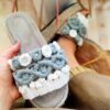 Macrame Boho Chic Slippers for Women Model Rose