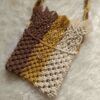 Macrame Shoulder Bag Handwoven for Women Model Leaf