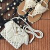 Macrame Sling Bag Handwoven for Women Model Refah