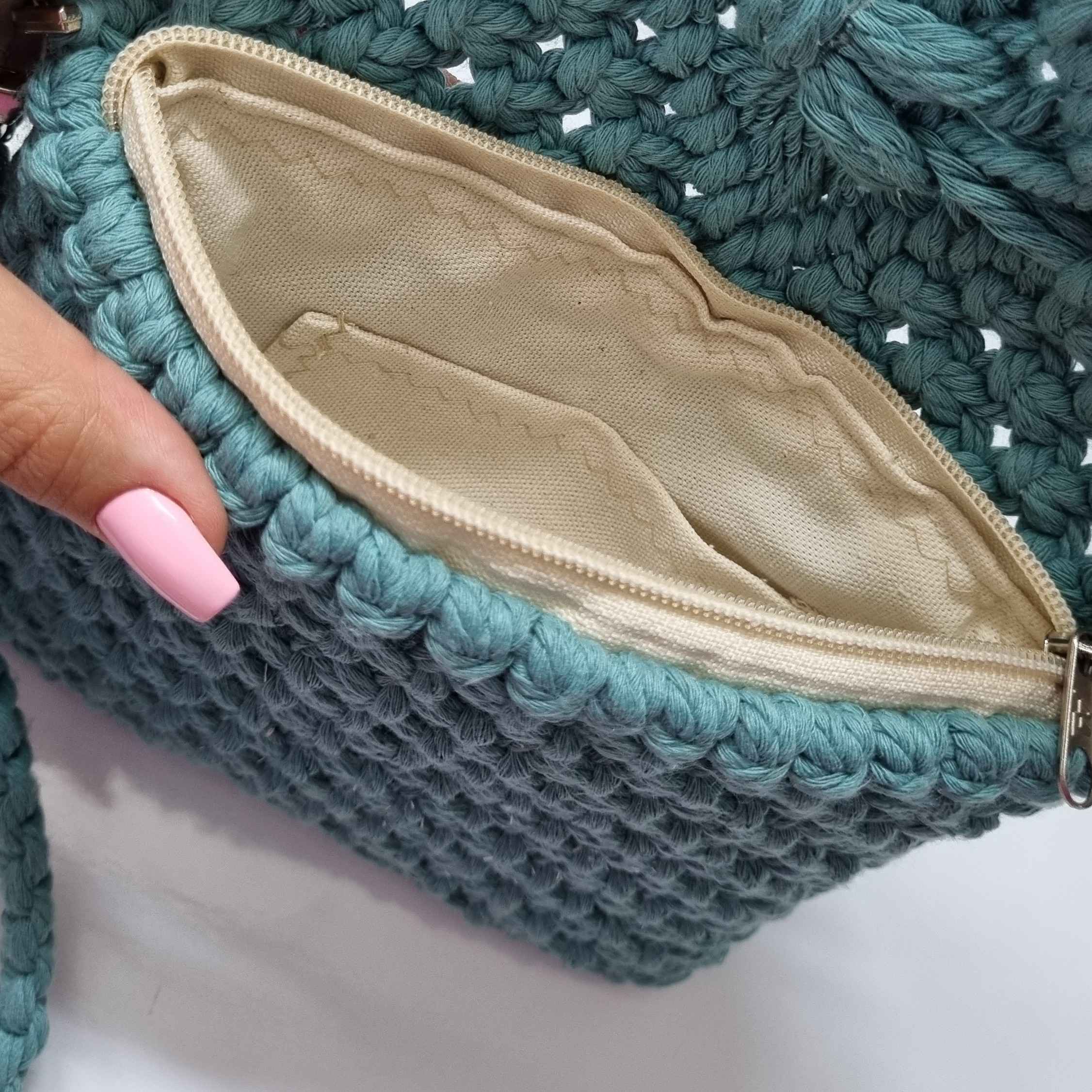 Macrame Sling Bag for Women Handwoven Model Mina
