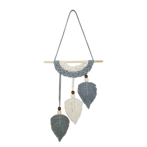 Handmade Cotton Macramé Wall Hanging Tapestry, Boho Swing Wall Decor