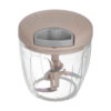 Manual Vegetable Hand Chopper with Blades Stainless Steel