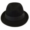 Men's Chapeau Hat in Black - Classic Wool Blend