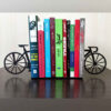 Bicycle Design Metal Art Bookend – Fun for Youth Rooms or Urban Décor