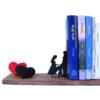 Pianist Woman Design Metal Art Bookend – Ideal for Music Studios