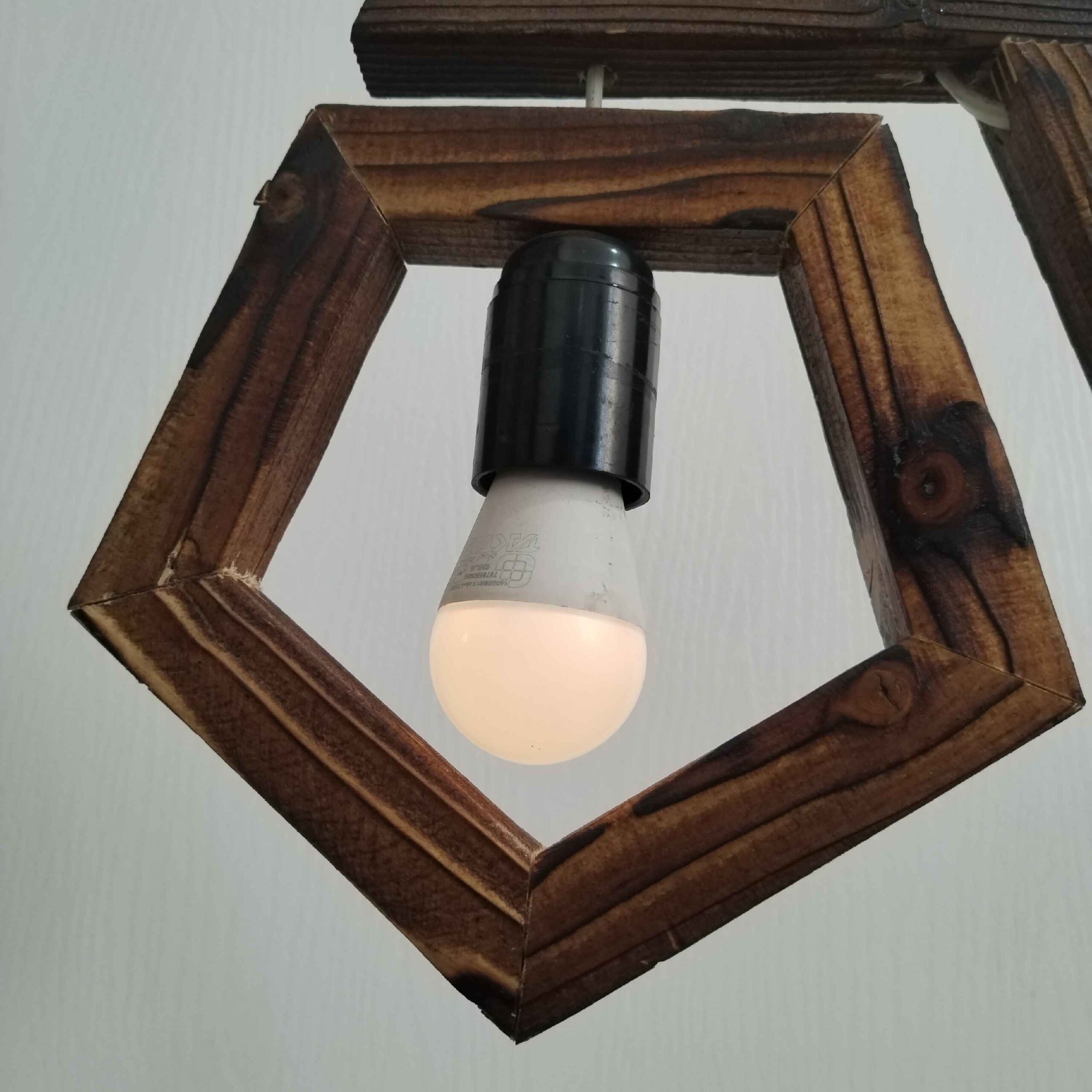 Minimalist Wooden Desk Lamp Handcrafted Suitable for Reading
