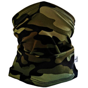 Multifunctional Sports Tube Scarf with Camouflage Design