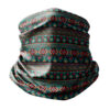 Multifunctional Sports Tube Scarf with Geometric Design