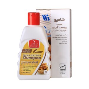 Nela Walnut Color Protection Shampoo – Prevents Hair Graying, 200 ml (x2)