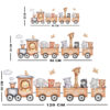 Nursery Wall Sticker for Baby's Room Model Animal Train