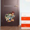 Nursery 3D Wall Sticker for Baby's Room Model Toy Story