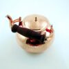 Persian Copper Tea Kettle with Wooden Handle Durable Stovetop Hammered Shohreh
