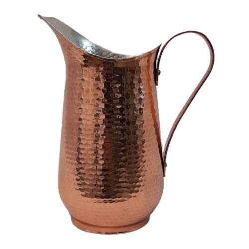 Persian Copper Pitcher Handmade & Hammered Model Sepehr