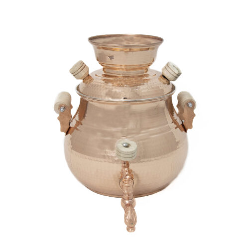 Persian Copper Stovetop Samovar Tea Maker Model Daria