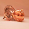 Handcrafted Persian Copper Sugar Bowl with Lid - Hammered