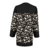 Persian Embroidered Manto with Floral Design for Women