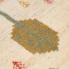 Handwoven Persian Tree of Life Gabbeh Rug with Animal Motifs - Cream Wool
