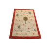 Handwoven Persian Tree of Life Gabbeh Rug with Animal Motifs - Cream Wool