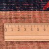 Authentic Handwoven Persian Minimalist Gabbeh Rug - Bordered Orange Wool