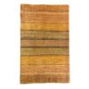 Authentic Handwoven Persian Striped Gabbeh Rug - Light Brown Wool