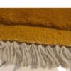 Genuine Handwoven Persian Geometric Gabbeh Rug - Checkered Orange Wool Blend