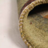 Genuine Handwoven Persian Geometric Gabbeh Rug - Striped Green Wool