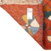 Handwoven Persian Geometric Gabbeh Rug - Brick Red Wool
