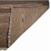 Original Handwoven Persian Striped Gabbeh Rug in Brown - Wool