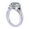 Persian Green Emerald Silver Ring For Men Handcrafted Model Zambia