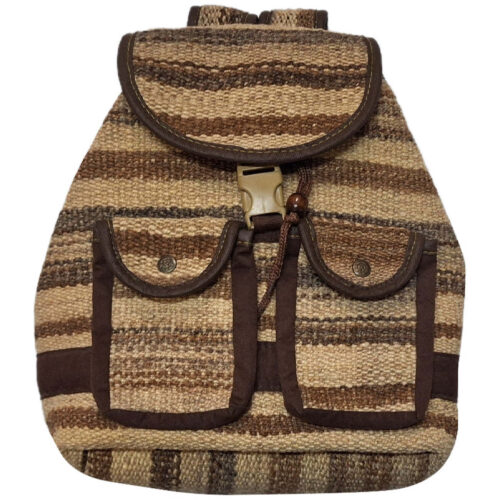 Persian Kilim Backpack with Ethnic Design Model Pariya